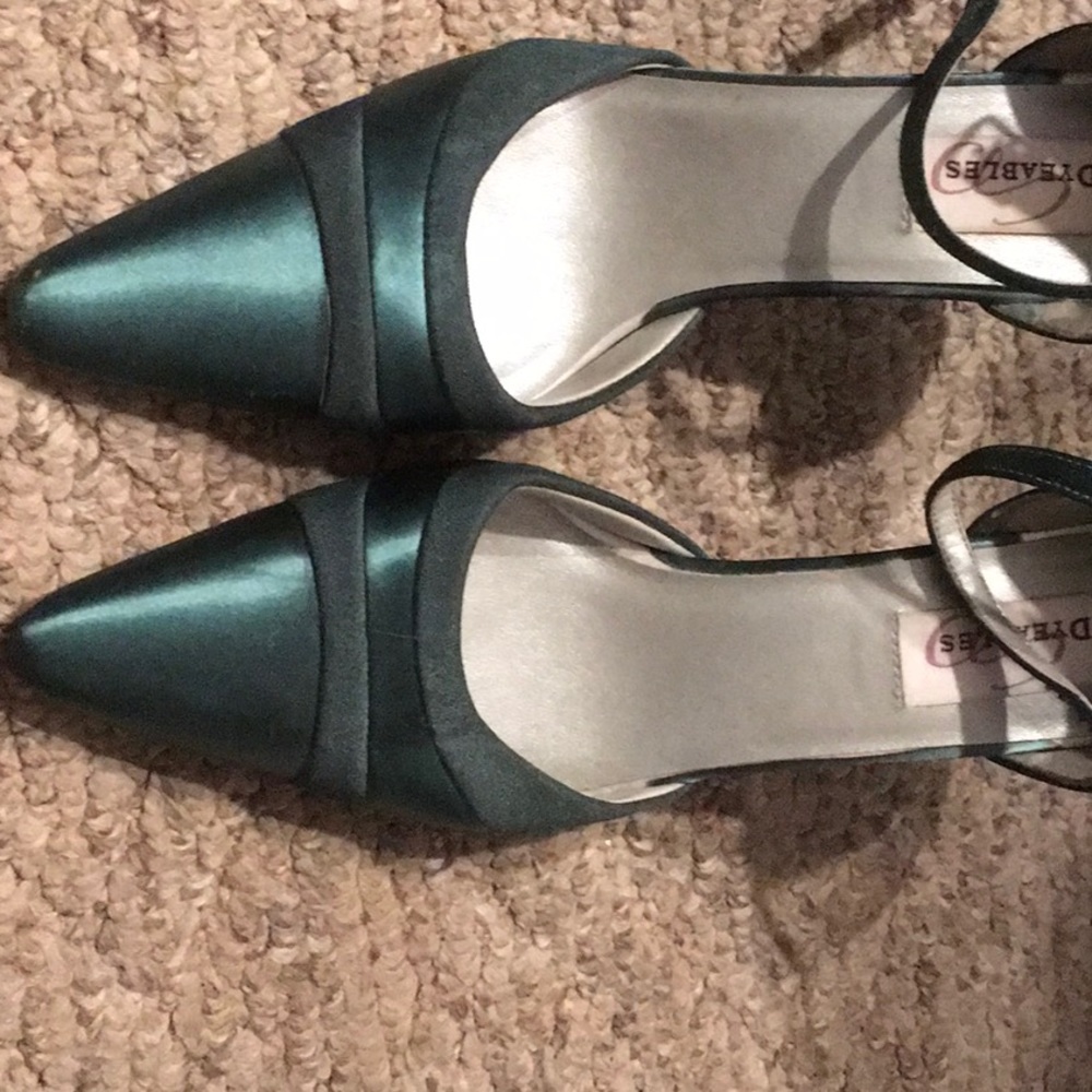 Emerald green shoes